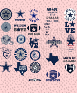 Dallas Cowboys Football Team Logo Svg Football Svg NCAA Svg NFL Svg Bundle Football Logo Svg Football Logo SvgPngEpsDxf - Instant Download