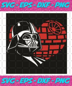 Darth Vader Heart Svg VA2901026