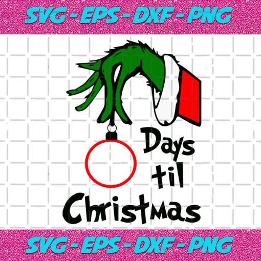 Days Til Christmas Svg CM24112020