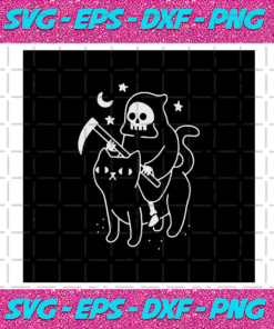 Death Rides A Black Cat Classic Halloween svg HW25072020
