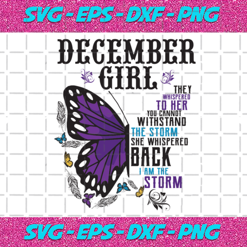 December Girl Svg BD06022021