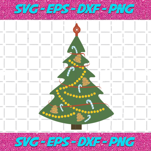 Decorated Christmas Tree Svg CM2311202014