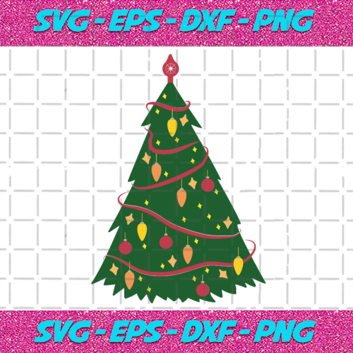 Decorated Christmas Tree Svg CM231120202
