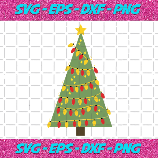 Decorated Christmas Tree Svg CM231120205