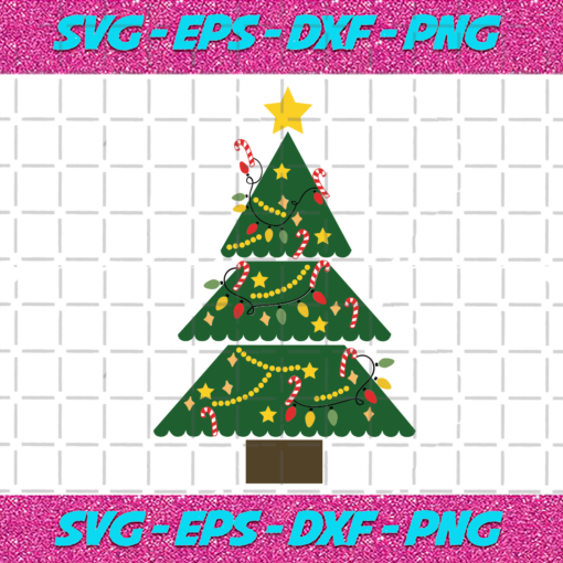 Decorated Christmas Tree Svg CM231120206 53446713 f3c6 450a 9972 70308c8d108a