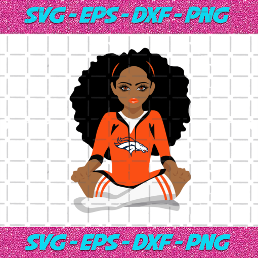 Denver Broncos Black Girl Svg SP22122020