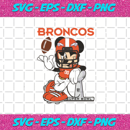 Denver Broncos Mickey Mouse Svg SP30122020