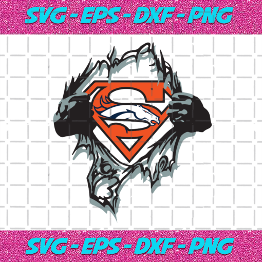 Denver Broncos Superman Svg SP22122020