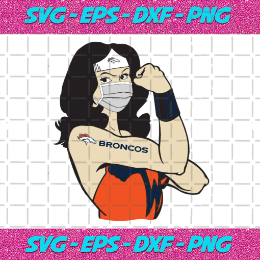 Denver Broncos Wonder Woman Svg SP24122020