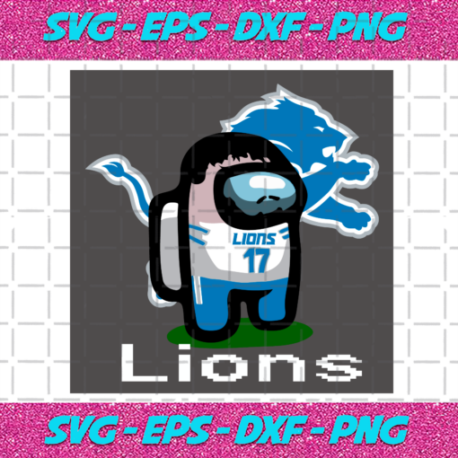 Detroit Lions Among Us Svg SP250121042