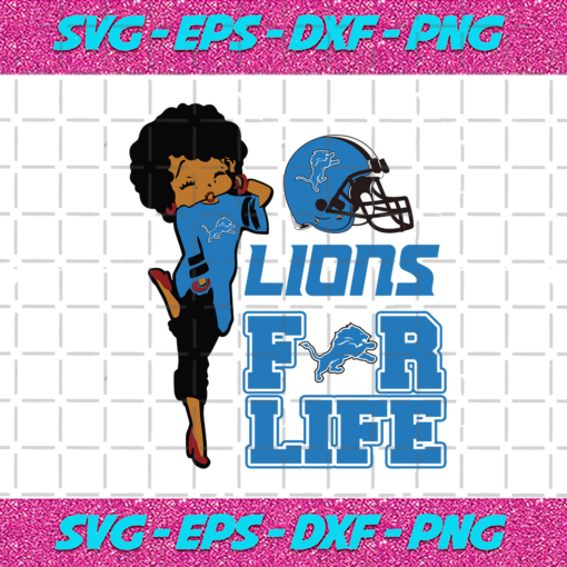 Detroit Lions For Life Svg SP22122020