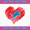 Detroit Lions Heart Svg SP26122020