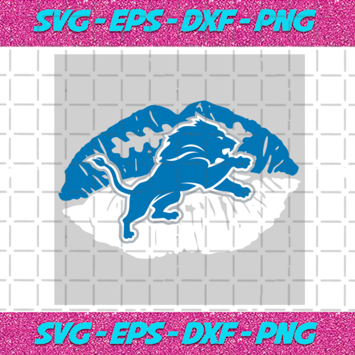 Detroit Lions NFL Lips Svg SP18122020