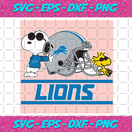 Detroit Lions Snoopy Svg SP22122020