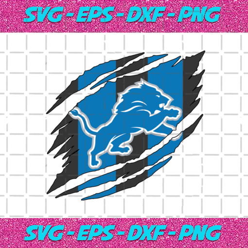 Detroit Lions Torn NFL Svg SP30122020