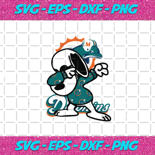 Dolphins Snoopy Svg SP25122020