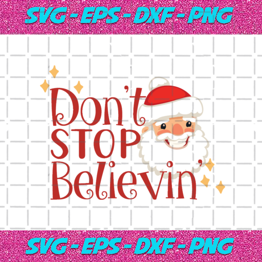 Dont Stop Believin Christmas Png CM112020