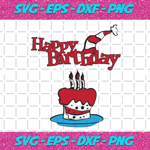 Dr Seuss Happy Birthday Svg DR15012021