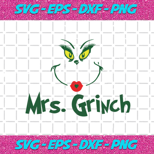 Dr Seuss Mrs Grinch Svg Dr Seuss Svg Grinch Svg Mrs Grinch Svg Grinch ...