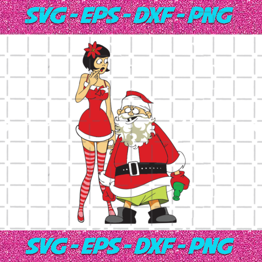 Drunk Santa Claus With A Girl Svg CM051220205