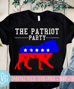 The Patriot Party Lion SVG 4th Of July SVG America SVG