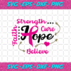Faith strong hope believe breast cancer svg TD3102020