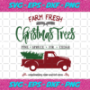 Farm Fresh Christmas Tree Pine Spruce Fir Cedar Christmas Svg CM24112020