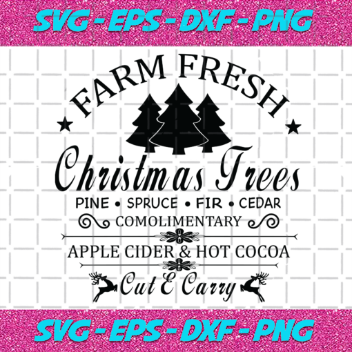 Farm Fresh Christmas Trees Christmas Svg CM261120205
