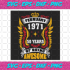 February 1971 50 Years Of Being Awesome Svg BD25122020