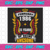 February 1986 35 Years Of Being Awesome Svg BD25122020