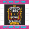 February 1996 25 Years Of Being Awesome Svg BD25122020