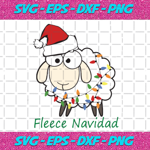 Fleece Navidad Sheep Svg CM24112020