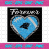 Forever Carolina Panthers Heart Diamond Svg TD2701211