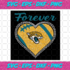 Forever Jacksonville Jaguars Heart Diamond Svg TD2701212