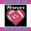 Forever Kansas City Chiefs Heart Diamond Svg TD2901211