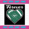 Forever New York Jets Heart Diamond Svg TD27012113