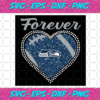 Forever Seattle Seahawks Heart Diamond Svg TD27012114