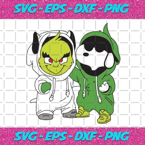Friends Grinch And Snoopy Svg TD161220209