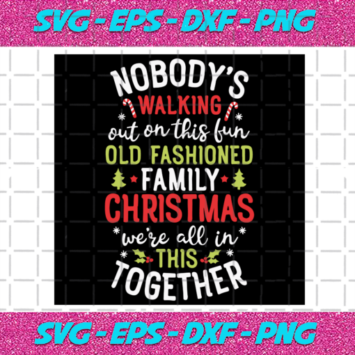 Fun Old Fashioned Family Christmas Svg CM2611202013