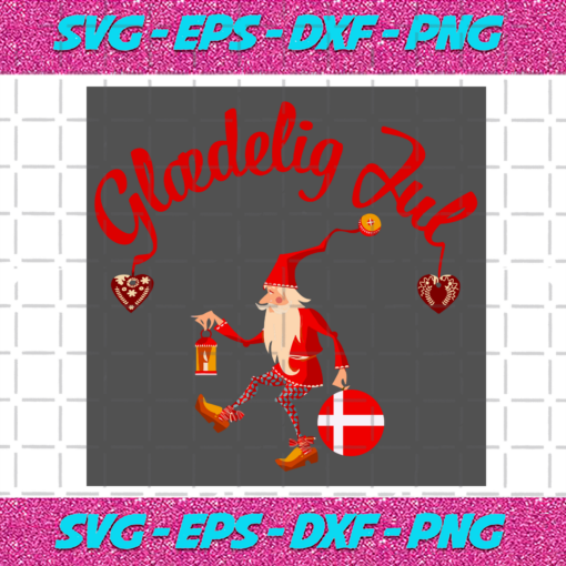 Glaedelig Jul Danish Merry Christmas Svg 9CM101120208