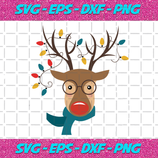 Glasses Reindeer Reindeer Svg CM171120205