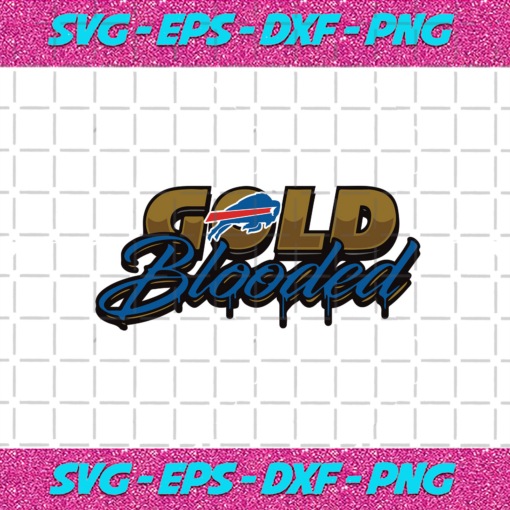 Gold Blooded Buffalo Bills Svg SP28122020