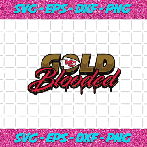 Gold Blooded Kansas City Chiefs Svg SP28122020