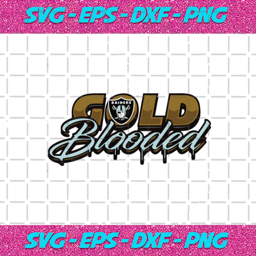 Gold Blooded Las Vegas Raiders Svg SP28122020