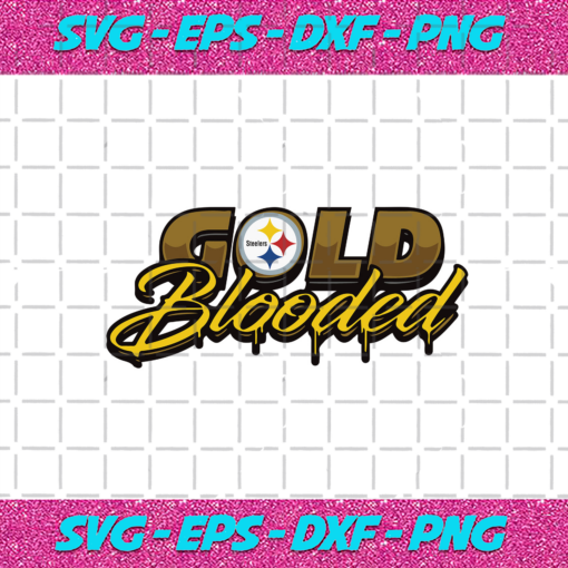 Gold Blooded Pittsburgh Steelers Svg SP28122020