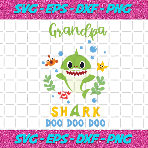 Grandpa Shark Doo Doo Doo Svg FL22012021