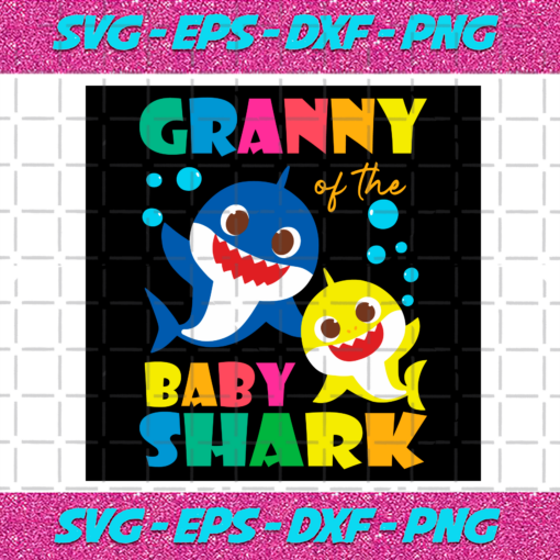 Granny Of The Baby Shark Svg TD1312021