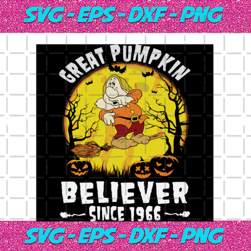 Great Pumpkin Believer Since 1966 Halloween Svg HW14092020