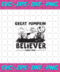 Great Pumpkin Believer Since 1996 Halloween Svg Happy Halloween Halloween Gift Halloween Shirt Halloween Day Gift For Halloween Nightmare Snoopy Dog Svg Death God Svg Black And White Svg Svg Cricut Silhouette Svg Files