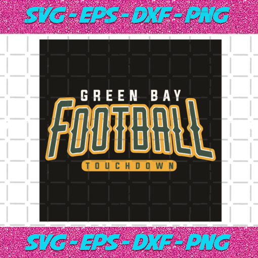 Green Bay Football Touchdown Svg SP06012023